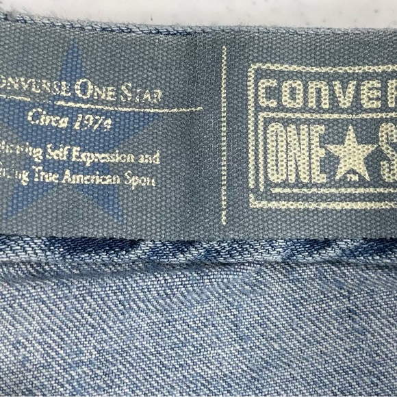 Converse One Star Circa 1976 light wash blue jeans. Women size 8 Y2K bootcut. - Picture 8 of 13